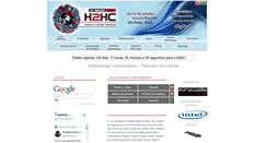 Desktop Screenshot of h2hc.com.br